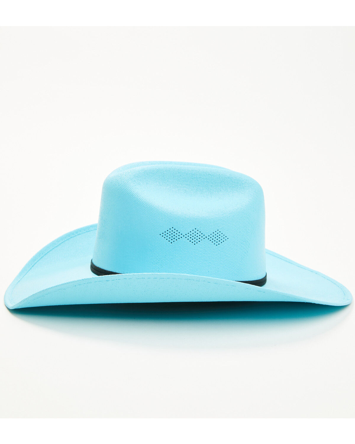 Image #3 - Cody James Kids' Cowpoke Straw Cowboy Hat, Blue, hi-res