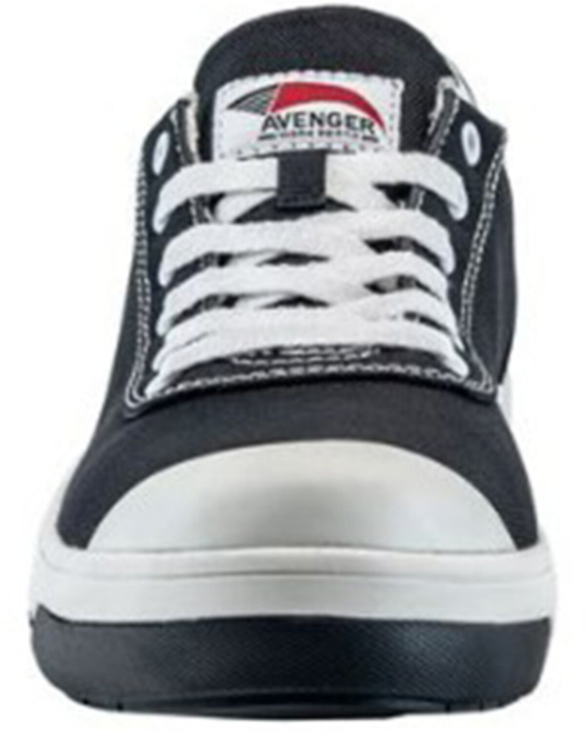 Image #4 - Avenger Men's Blade 6-Eye Lace-Up Athletic Work Shoes - Alloy Toe, Black, hi-res