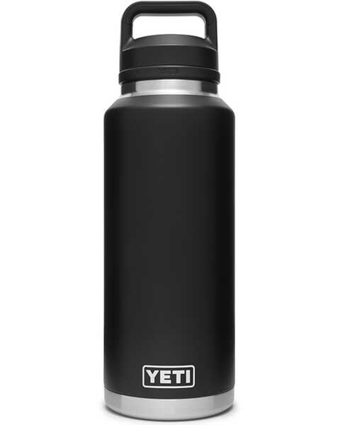 Image #1 - Yeti Rambler 46oz Chug Cap Bottle, Black, hi-res