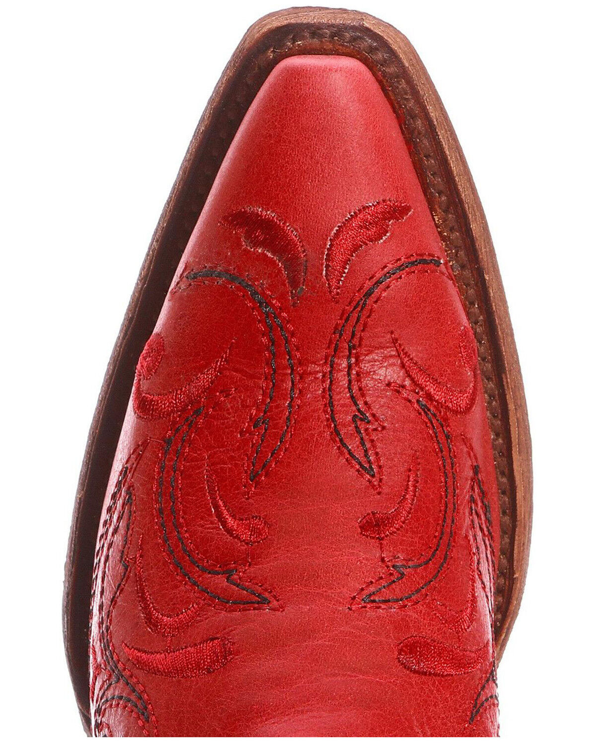 red dress with cowgirl boots