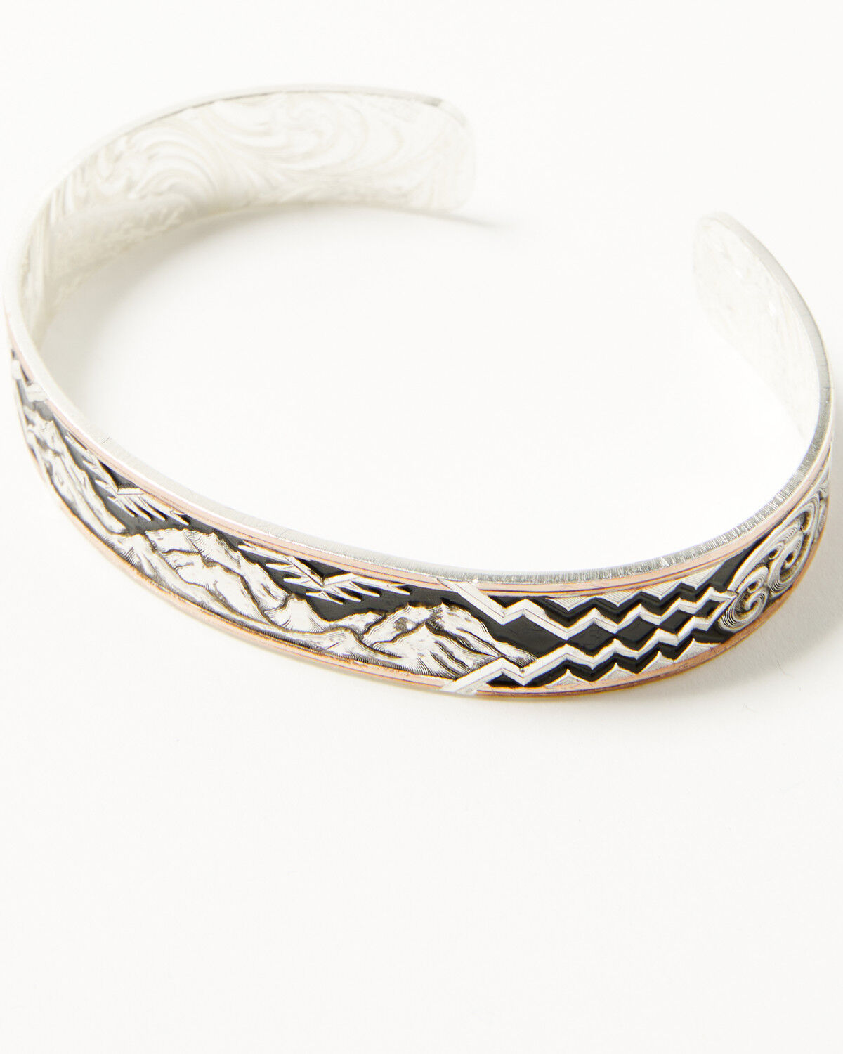 Image #1 - Montana Silversmiths X Ian Munsick Blacktooth Cuff Bracelet, Multi, hi-res