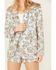 Image #3 - Miss Me Women's Sequins Blazer , Silver, hi-res