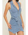 Image #3 - Show Me Your Mumu Women's Fairfield Sleeveless Tie Waist Denim Vest Mini Dress, Medium Wash, hi-res