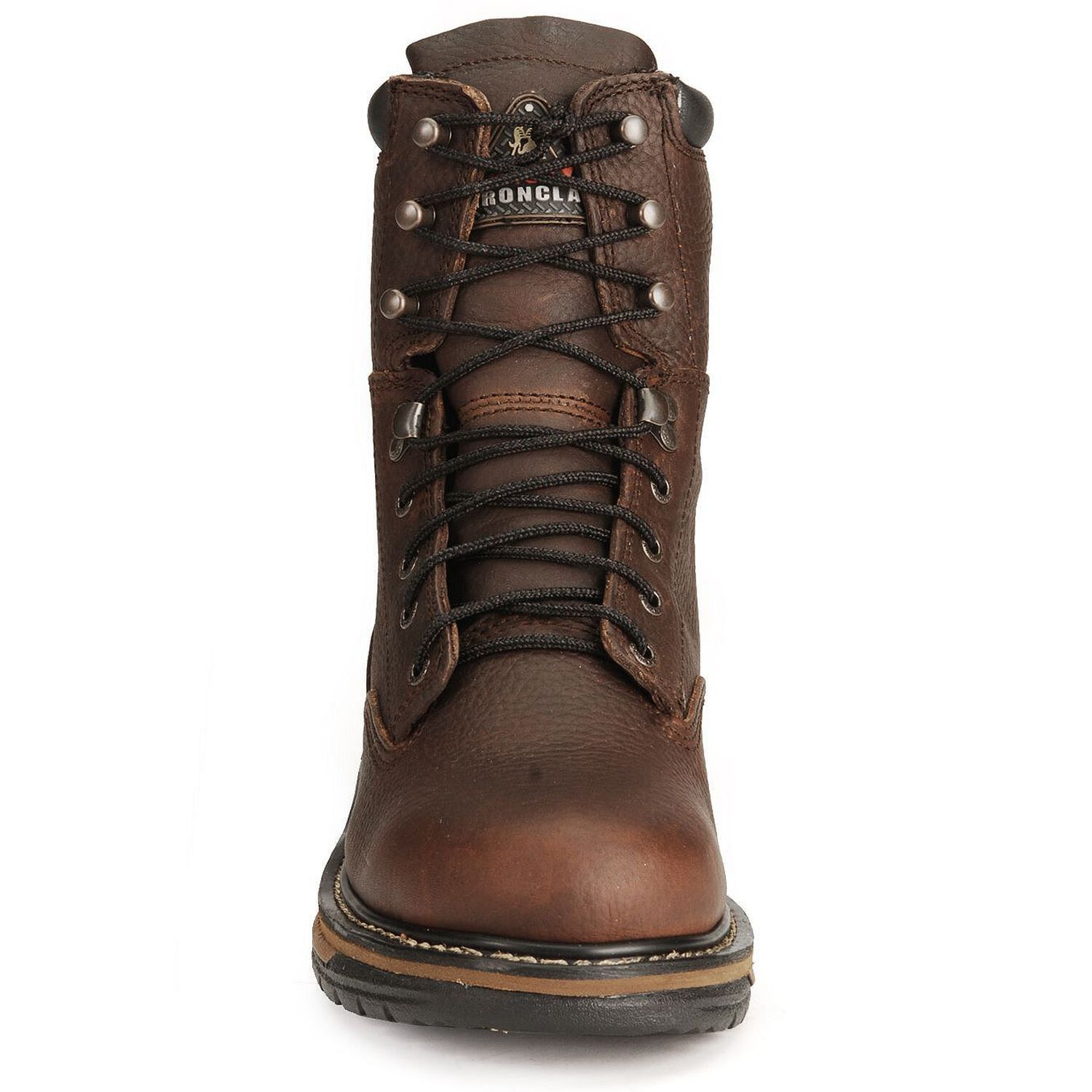 Image #4 - Rocky Ironclad 8" Waterproof Work Boots, Bridle Brn, hi-res