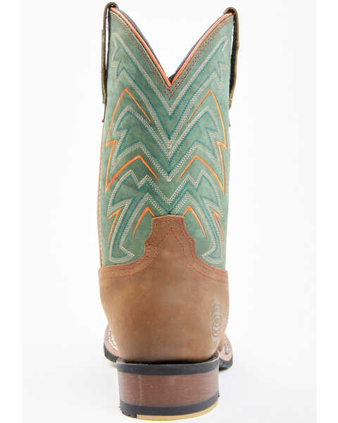 Image #5 - Dan Post Men's Arrowhead Western Performance Boots - Broad Square Toe, Brown, hi-res