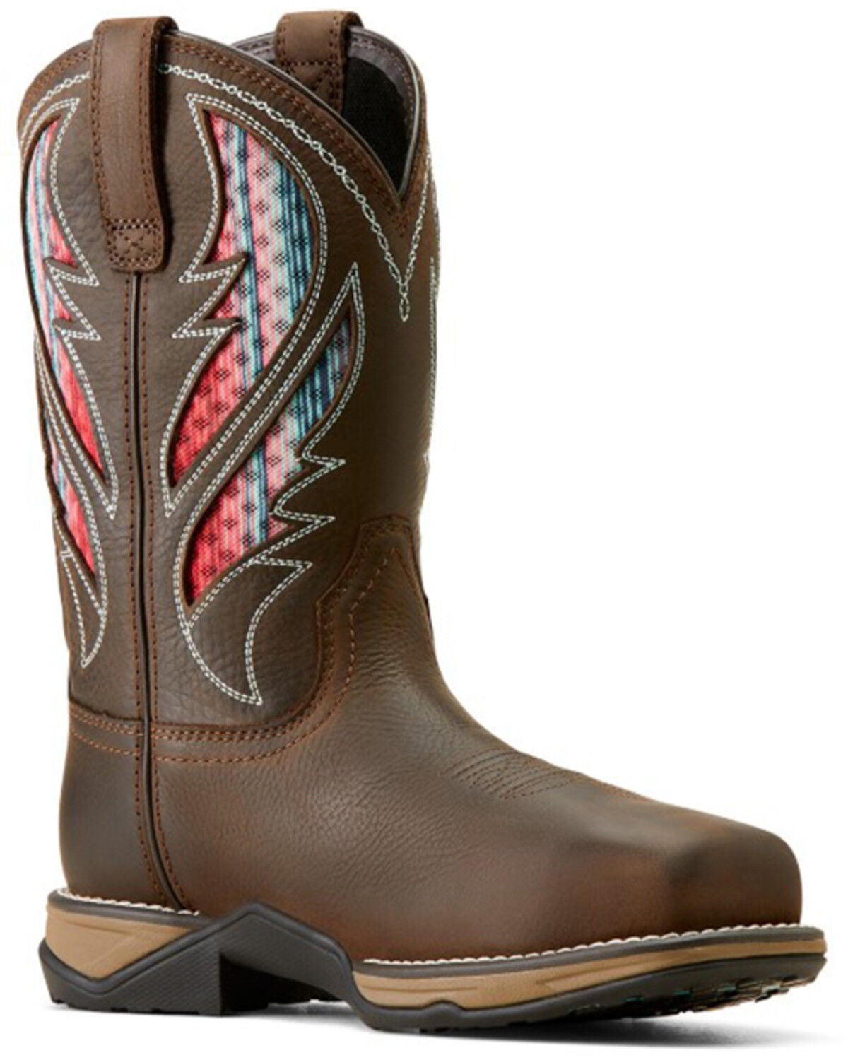 Ariat Women's 10" Anthem VentTEK Waterproof Work Boots - Composite Toe, Brown, hi-res