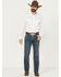 Image #1 - Hooey By Rock & Roll Denim Men's Medium Wash Pistol Straight Reflex Denim Jeans, Medium Wash, hi-res
