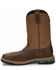 Justin Men's Carbide Western Work Boots - Composite Toe, Brown, hi-res
