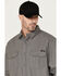 Image #2 - Hawx Men's Long Sleeve Button-Down Work Shirt, Medium Grey, hi-res