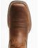 Ariat Boys' American Pride Western Boots - Square Toe, Brown, hi-res