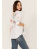 Image #4 - Johnny Was Women's Embroidered Lisbon Short Sleeve Button Down Blouse, White, hi-res