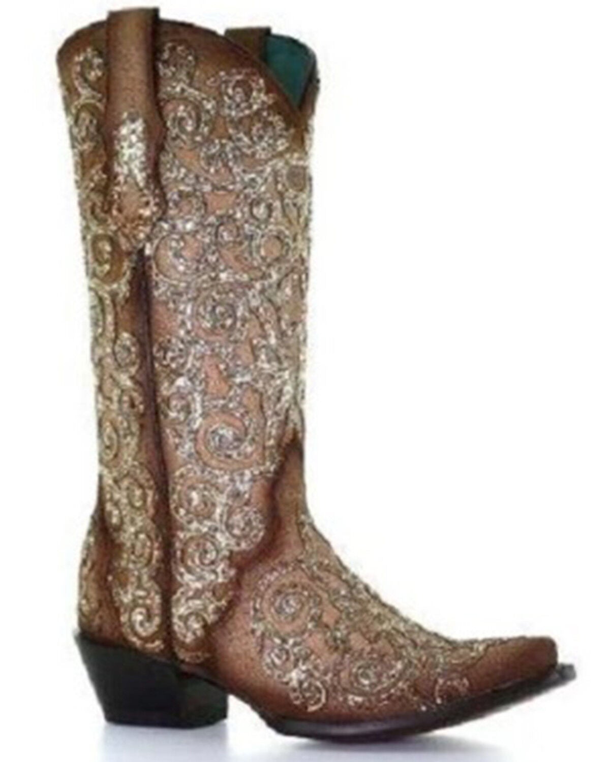 Embroidery Cowgirl Boots - Snip Toe 