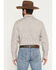Image #4 - Gibson Trading Co Men's Mind Trap Paisley Print Long Sleeve Snap Western Shirt - Tall, Ivory, hi-res