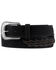Leegin Men's Black Caddo Western Belt, Black, hi-res