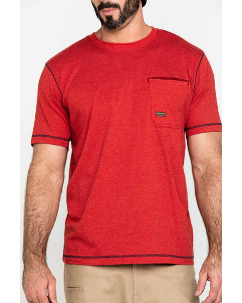 Image #4 - Ariat Men's Rebar Workman Technician Graphic Work T-Shirt , Red, hi-res