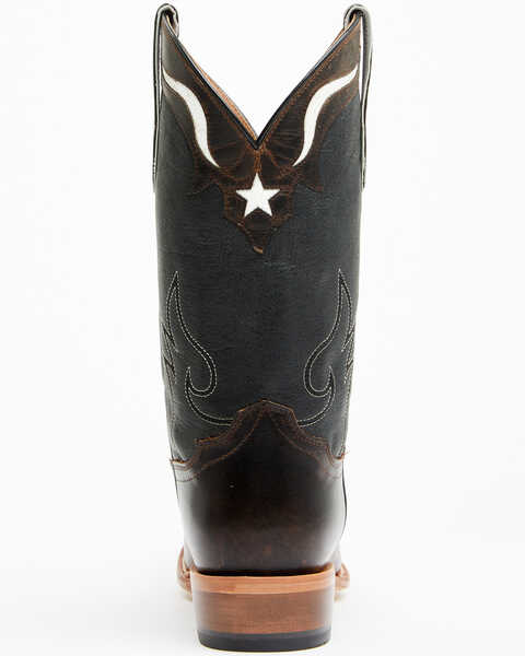Image #5 - Moonshine Spirit Men's Showtime Longhorn Inlay Western Boots - Square Toe , Brown, hi-res