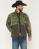 Image #1 - Ariat Men's Logo Camo Logo Concealed Carry Softshell Jacket, Black, hi-res