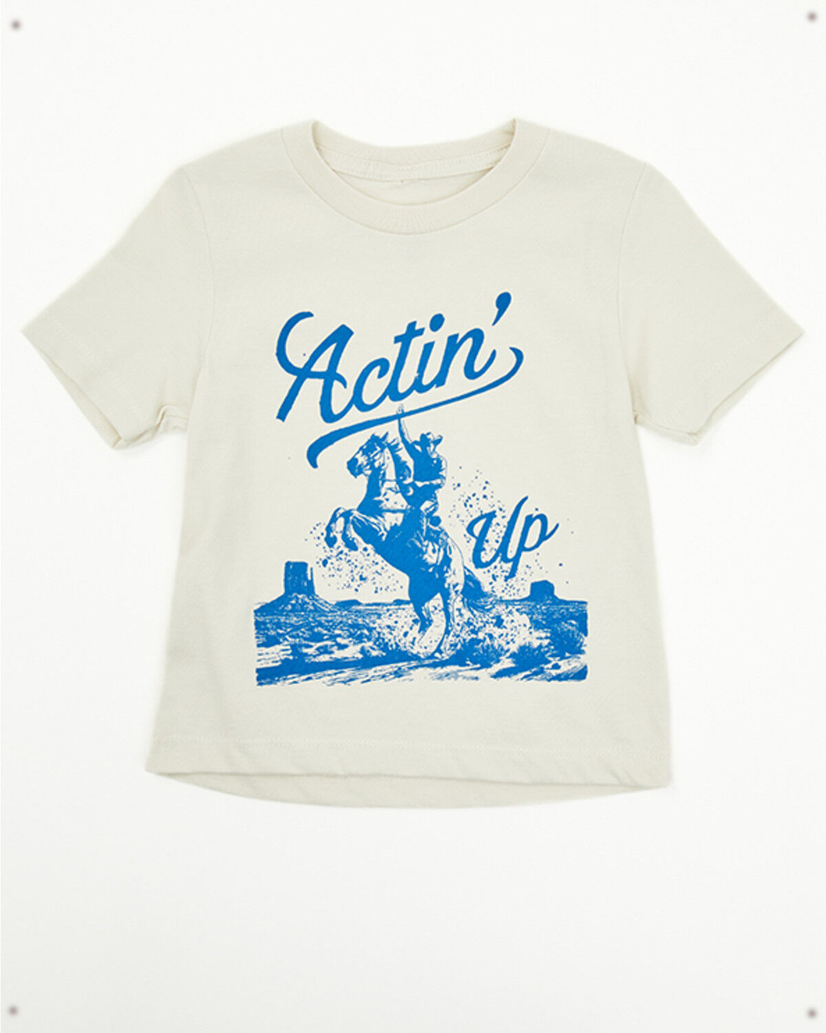 Image #1 - Cody James Toddler Boys' Actin' Up Short Sleeve Graphic T-Shirt, Cream, hi-res