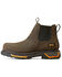 Image #2 - Ariat Men's Big Rig Waterproof Chelsea Work Boots - Composite Toe, Brown, hi-res