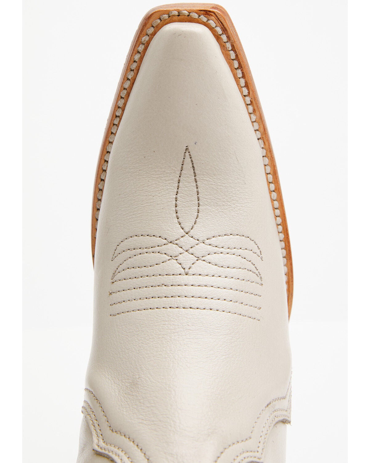 Image #6 - Circle G Women's Triad Ankle Western Boots - Snip Toe, Ivory, hi-res