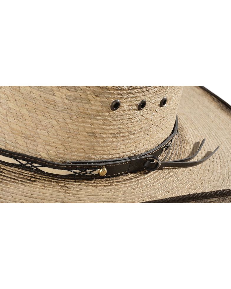 Jason Aldean Kids' Amarillo Sky Jr. Palm Leaf Cowboy Hat, Tan, hi-res