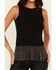 Image #3 - Rock & Roll Denim Women's Rhinestone Tassel Tank Top, Black, hi-res