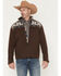 Image #1 - RANK 45® Men's Cheneka 2.0 Colorblock Southwestern Print Softshell Jacket, Brown, hi-res