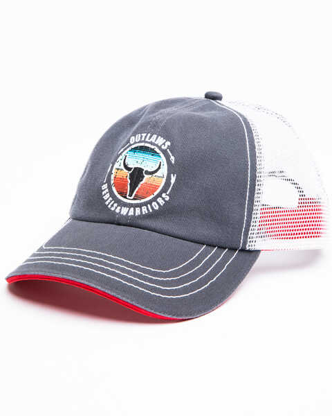 Idyllwind Women's Outlaws And Rebels Ball Cap , Grey, hi-res