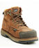 Image #1 - Hawx Men's 6" Crew Chief Internal Met Guard Work Boots - Composite Toe, Brown, hi-res