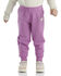 Image #1 - Carhartt Toddler Girl's Solid Logo Sweatpants, Purple, hi-res