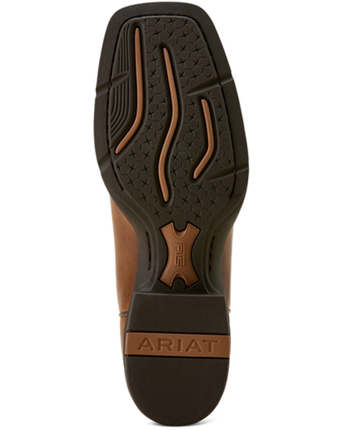 Image #5 - Ariat Women's Round Up Remuda Performance Western Boots - Broad Square Toe, Tan, hi-res