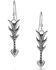Montana Silversmiths Women's Kristy Titus Nature's Dart Arrow Earrings, Silver, hi-res