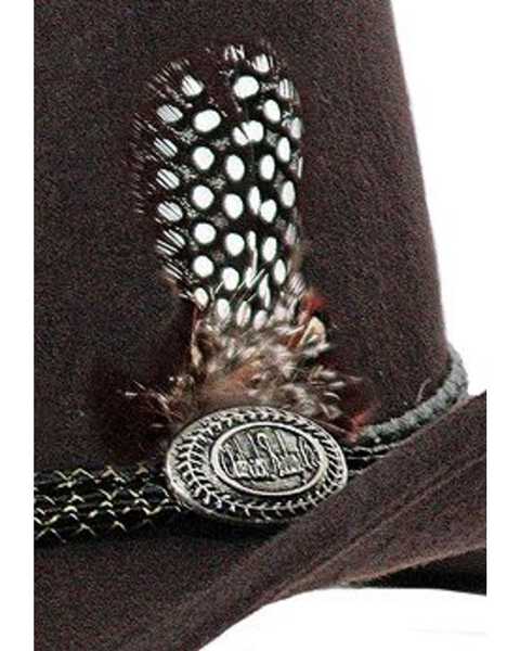 Image #2 - Outback Trading Co. Men's Shy Game Crusher UPF 50 Felt Western Fashion Hat , Brown, hi-res