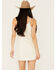 Image #3 - Shyanne Women's Nylon Lace Mini Slip Dress, Cream, hi-res