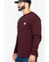 Image #4 - Carhartt Men's Loose Fit Heavyweight Long Sleeve Logo Pocket Work T-Shirt, Port, hi-res