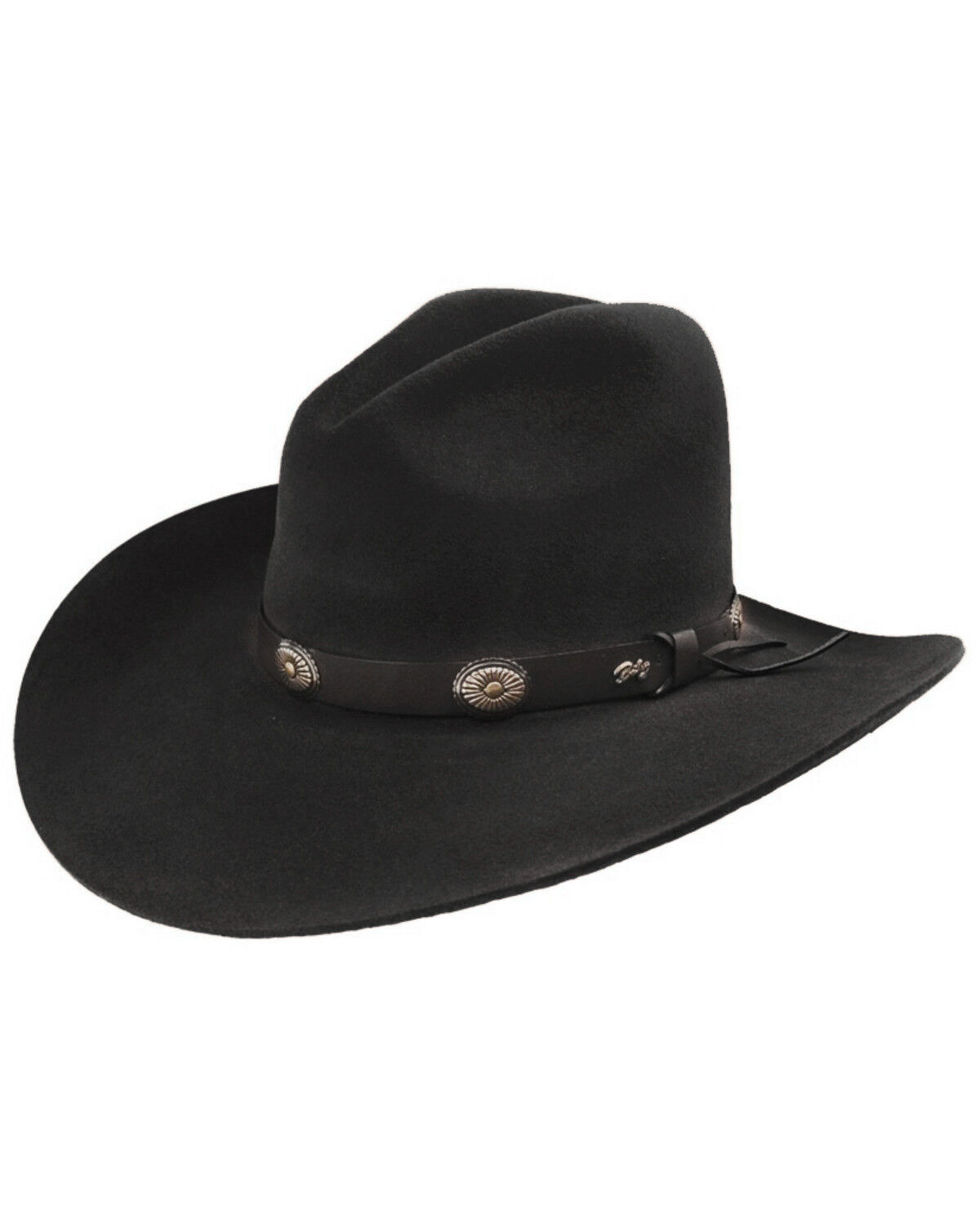 Image #1 - Bailey Men's Tombstone Black Western Hat, , hi-res