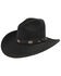 Bailey Men's Tombstone Black Western Hat, Black, hi-res