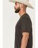 Image #3 - Ariat Men's Explore Circle Logo Short Sleeve Graphic T-Shirt, Black, hi-res