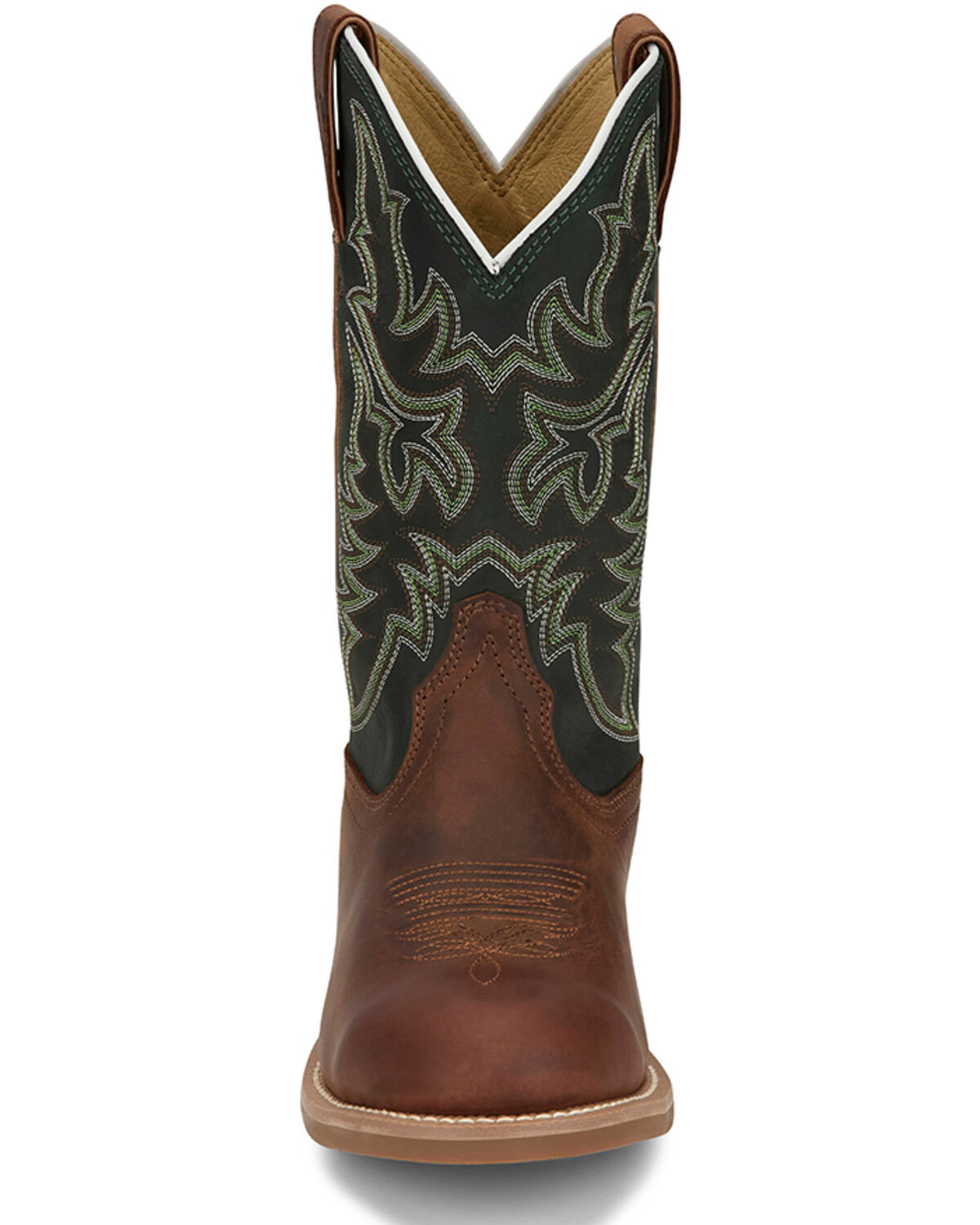 Image #4 - Justin Men's Wild Bill Performance Western Boots - Round Toe, Brown, hi-res