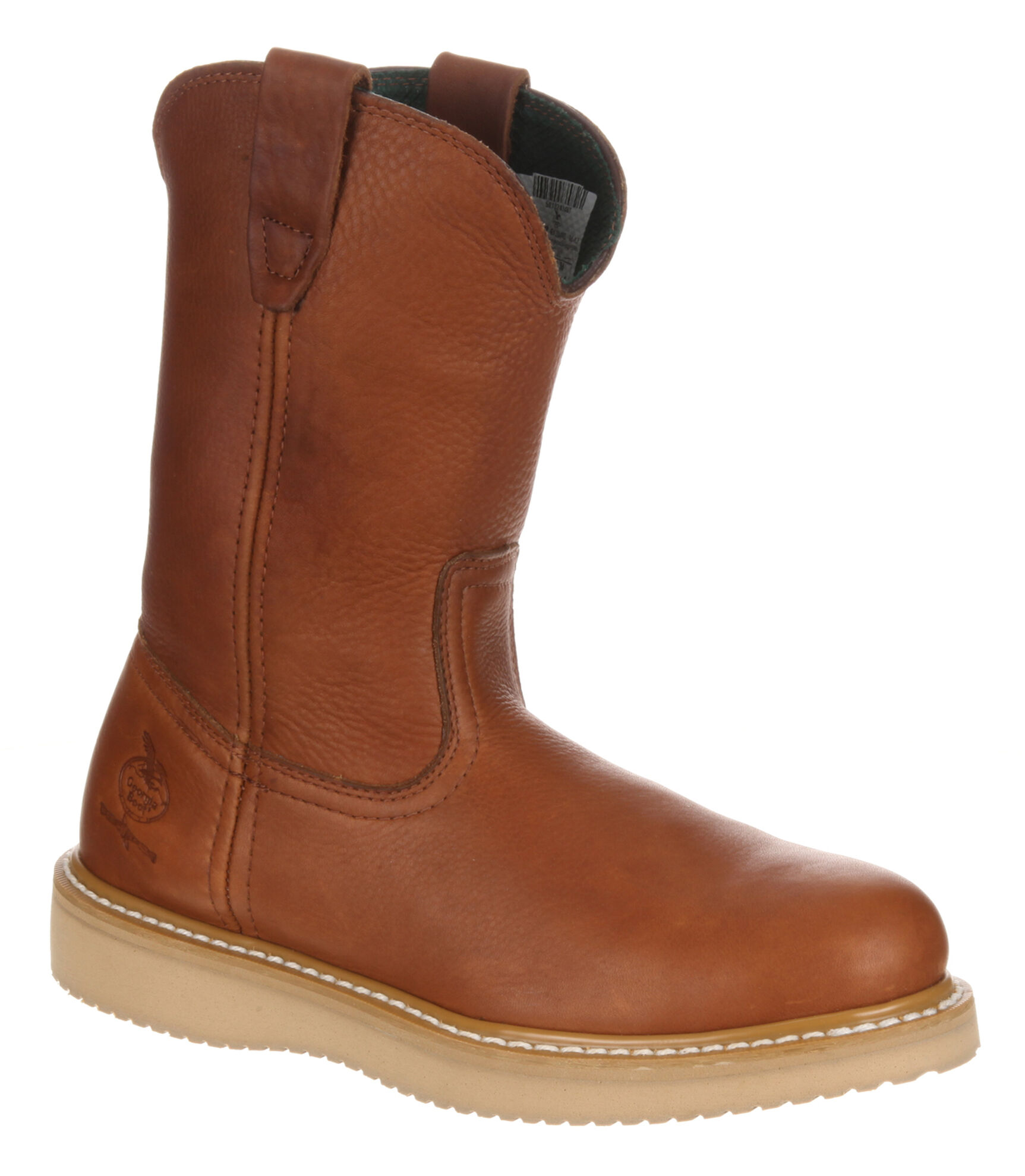 Georgia Boot Men s Farm and Ranch Wellington Work Boots Soft Toe