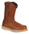 Georgia Boot Men's Farm and Ranch Wellington Work Boots - Round Toe, Gold, hi-res