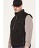 Image #2 - Forge Workwear Men's FR Ripstop Softshell Vest, Black, hi-res