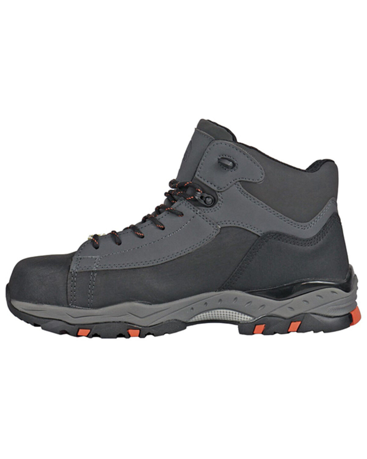 Image #3 - Hoss Men's Chaser Lace-Up Work Boots - Composite Toe, Grey, hi-res