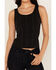 Image #3 - Idyllwind Women's Sevier Studded Ribbed Tank Top, Black, hi-res