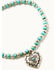 Image #5 - Shyanne Women's Rodeo Sunset Heart Charm Bracelet Set - 4 Piece, Turquoise, hi-res