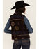 Image #4 - Shyanne Women's Printed Sherpa Vest, Chocolate, hi-res