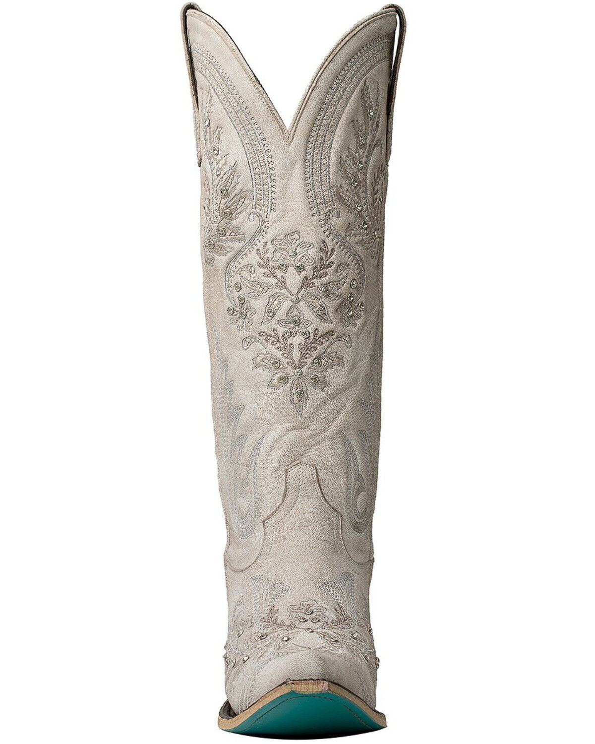 Image #5 - Lane Women's Santorini Western Boots - Snip Toe, White, hi-res