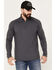 Image #1 - Brothers and Sons Men's Base Layer Quarter Zip Shirt, Charcoal, hi-res