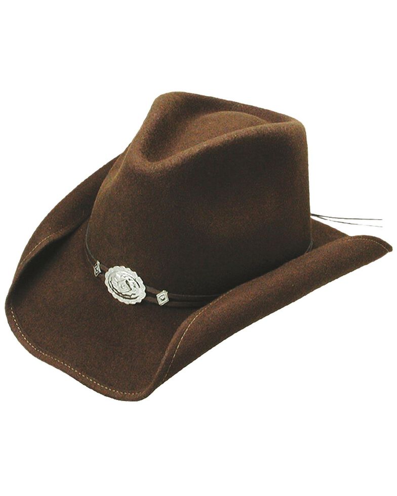 Stetson Hollywood Drive Crushable Wool Cowboy Hat, Brown, hi-res