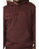 Image #3 - Hooey Men's Boot Barn Exclusive Embroidered Logo Hooded Sweatshirt, Maroon, hi-res